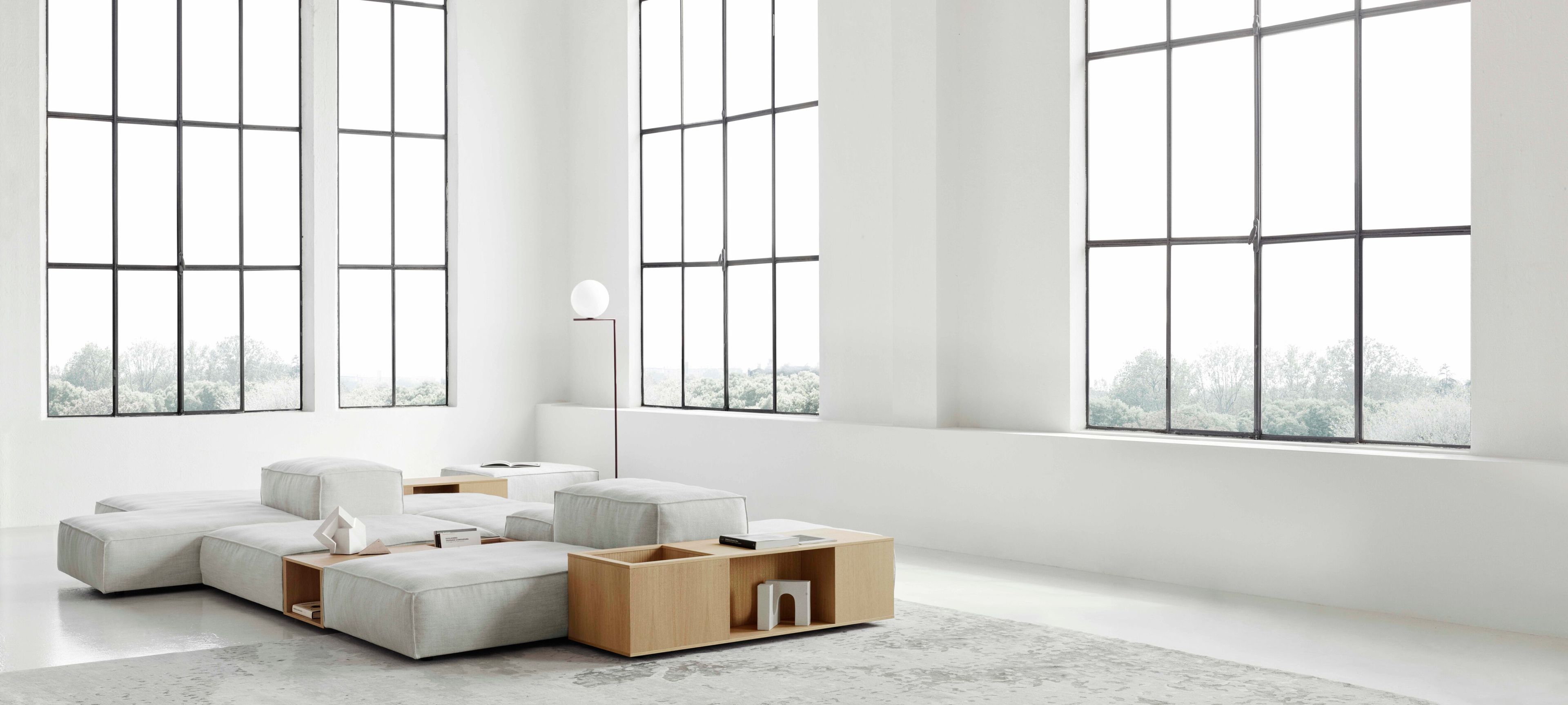 Журнальный столик из МДФ с отсеком для хранения Living Divani Extrasoft ARCH-00123913 - Вид №1