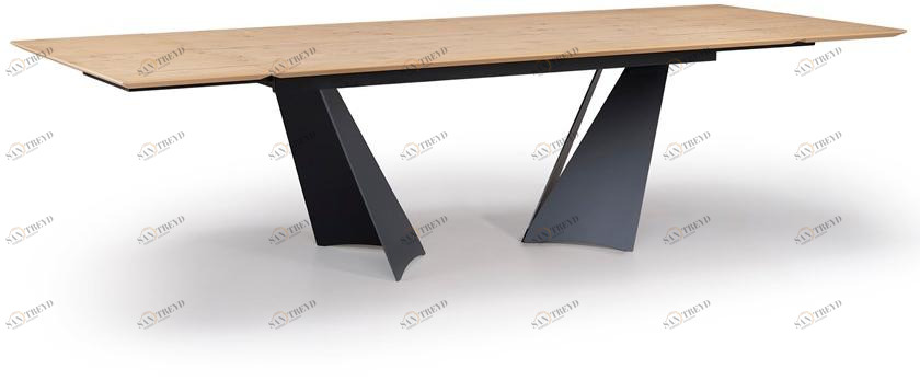 Natisa Раздвижной прямоугольный стол из фанерованной древесины sun-id-1511387