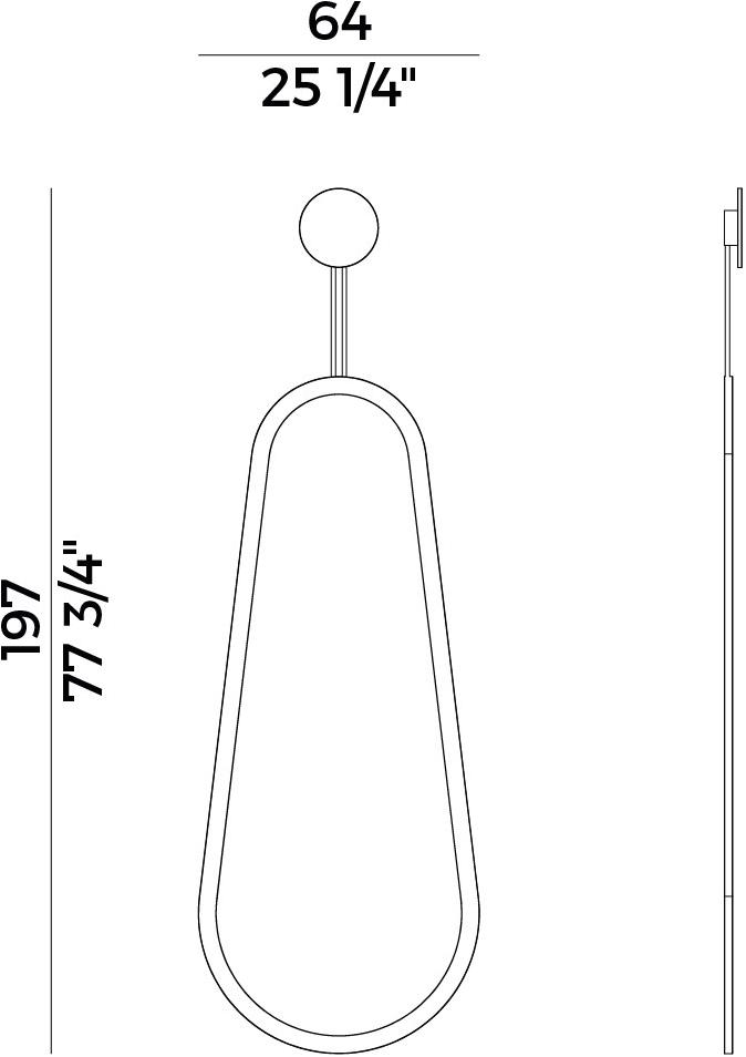 Potocco Настенное зеркало в раме Stilla 890/s - Вид №10
