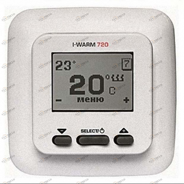 Терморегулятор IWARM 720 белый (НК)/3 28914
