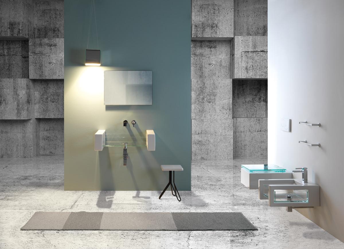 GLBISO3 Подвесное биде настенное GSG CERAMIC GLASS - Вид №2