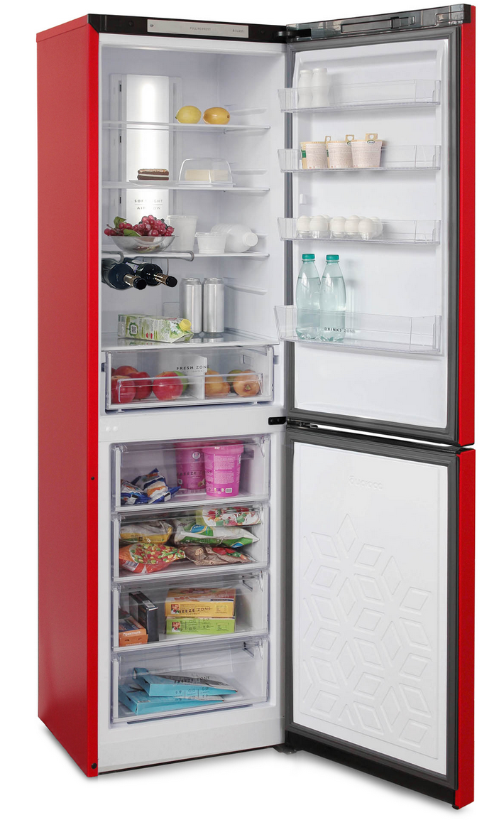 9185846 Холодильник с морозильником   Бирюса H980NF красный STDN-0075463 - Вид №4
