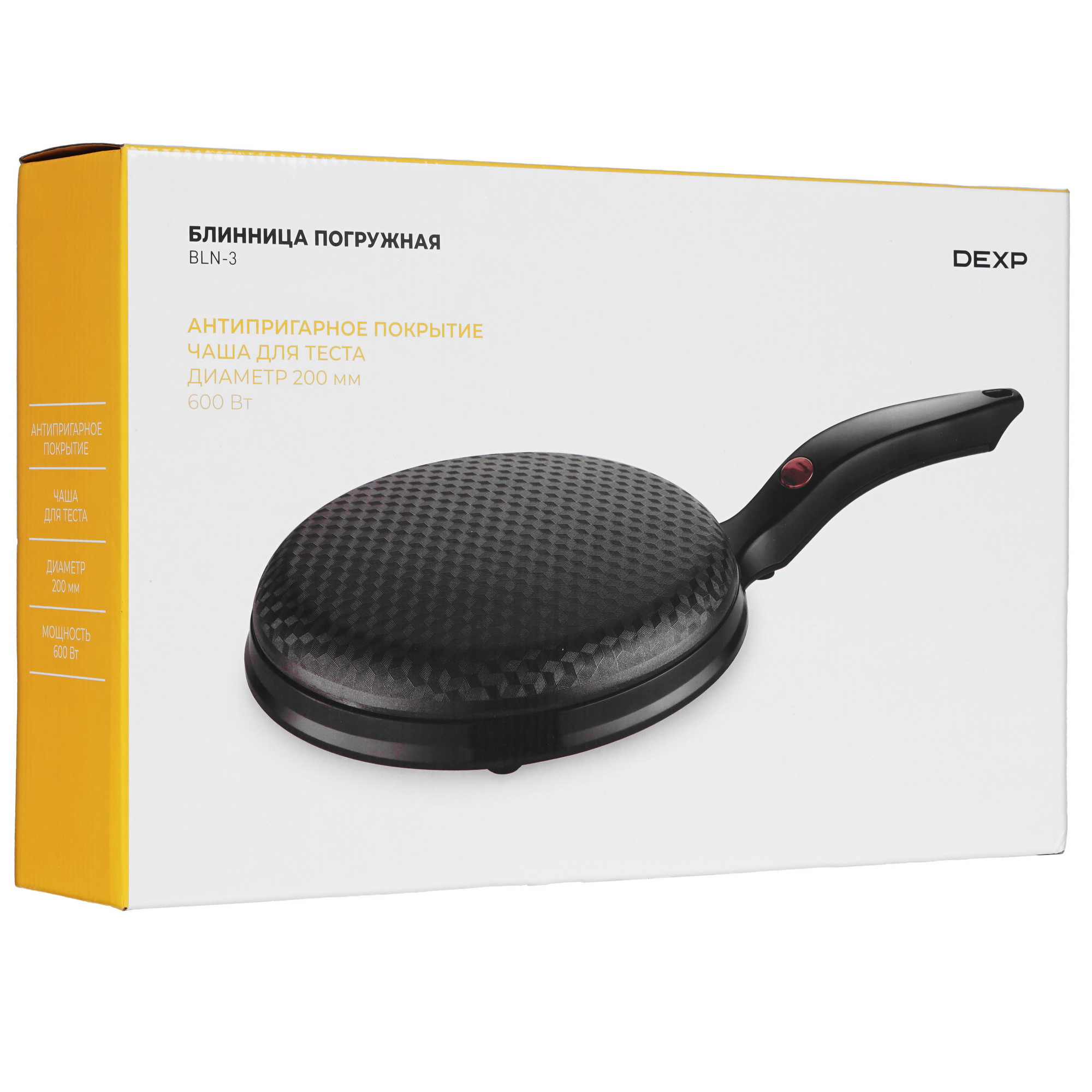 1385289 Блинница погружная DEXP BLN-3 черный STDN-0105278 - Вид №10
