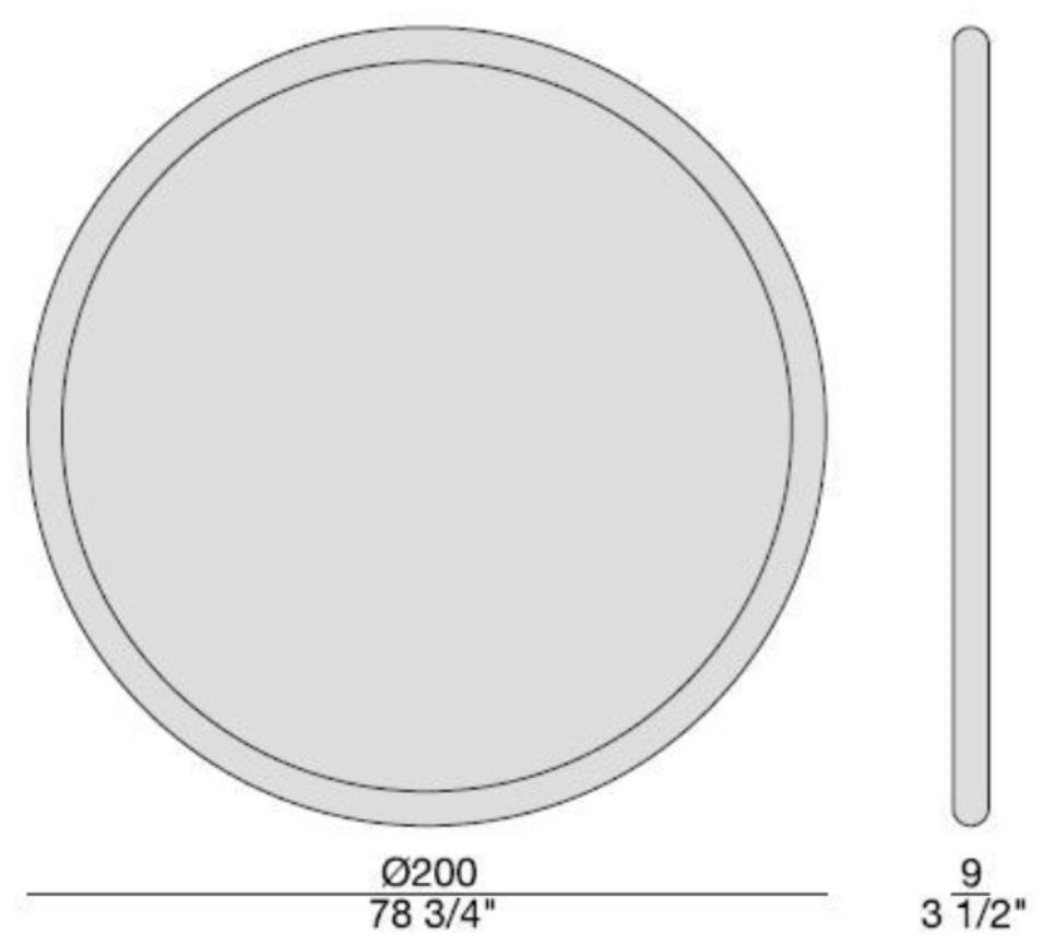 Porada Круглое зеркало в раме из сусального золота Iron sun-id-1511386 - Вид №1