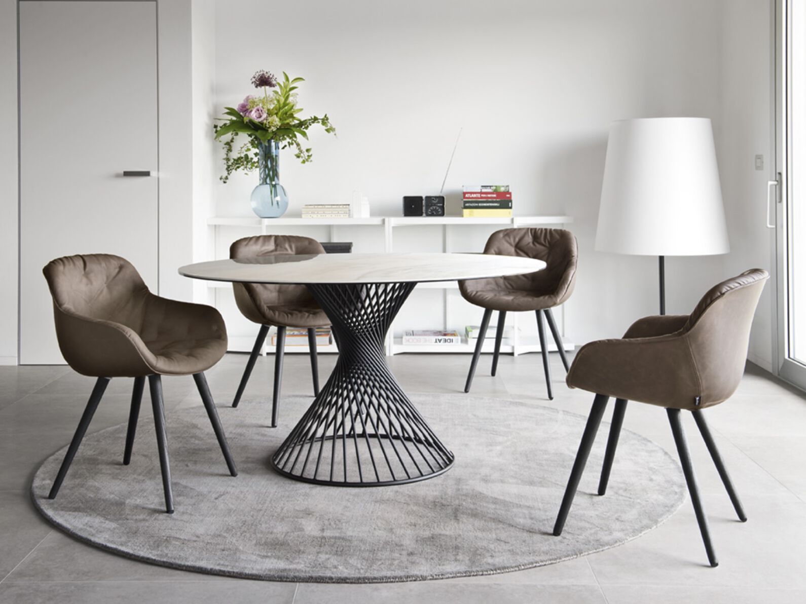 Круглый керамический стол Calligaris VORTEX ARCH-00046167 - Вид №1