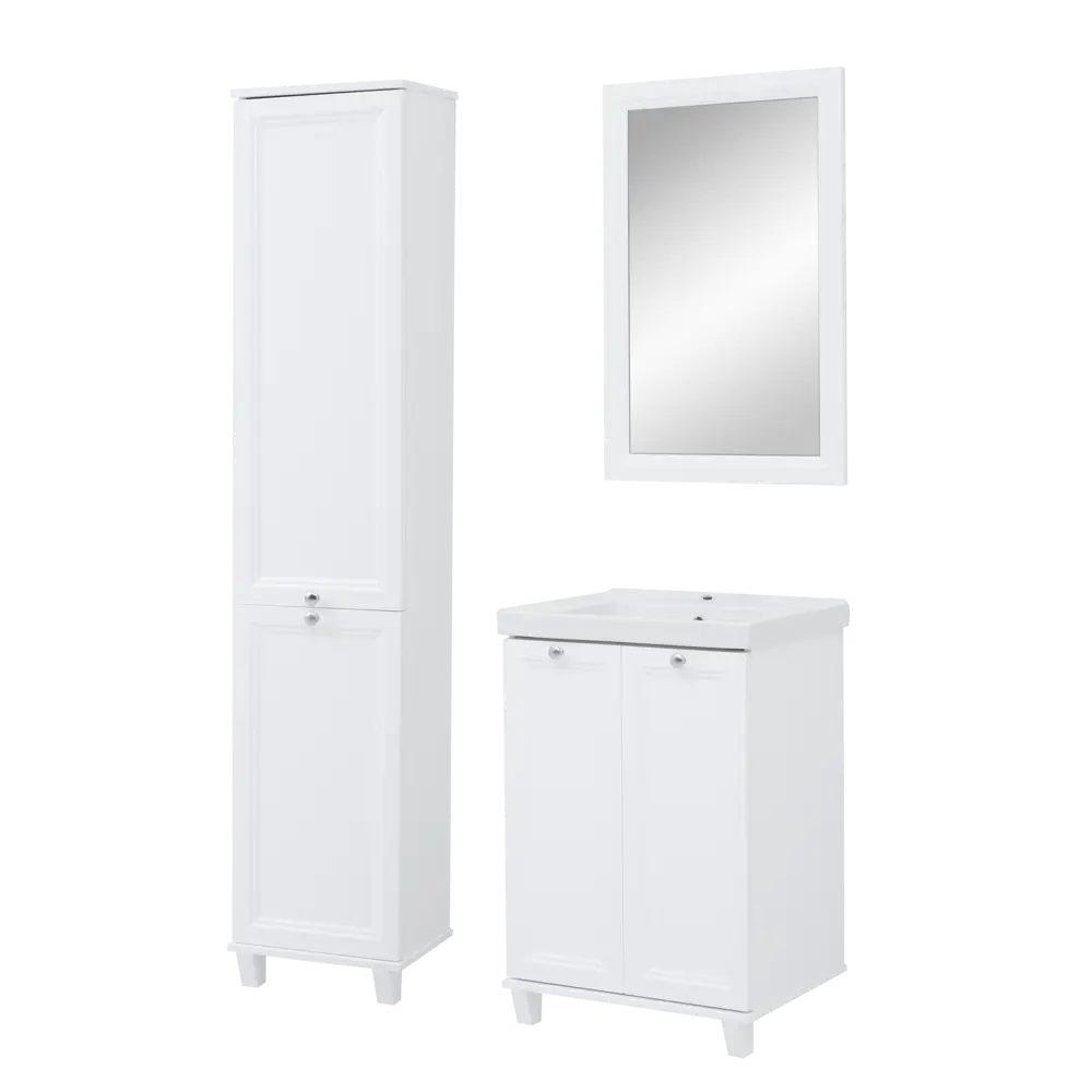 Зеркало «Лондон» 60х90 см цвет белый Santreyd STLM-2022372 - Вид №3