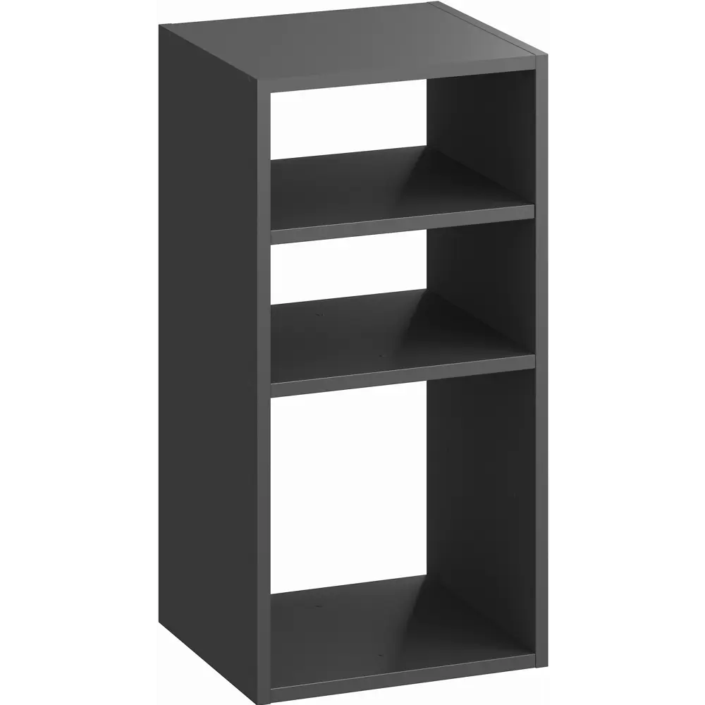 Полка для стеллажа SPACEO KUB 380x323 мм, ДСП, цвет графит STLM-2152212 - Вид №2