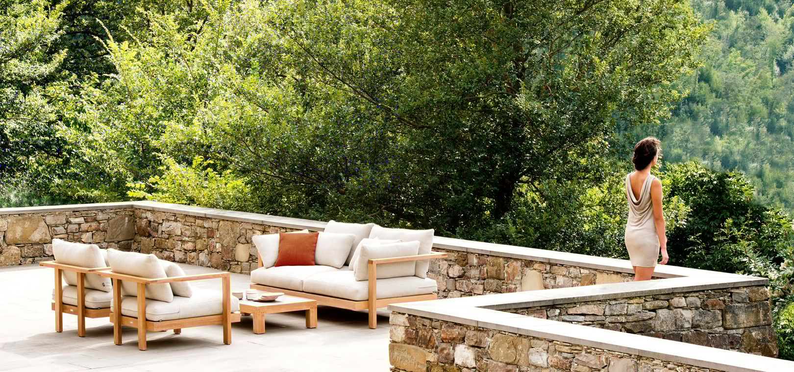 Садовое кресло с подлокотниками TRIBÙ Pure ARCH-00145089 - Вид №3