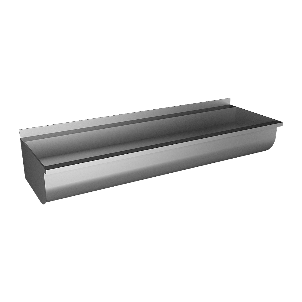 73105 Нержавеющий подвесной желоб без облицовки, AISI 316L, 1250 мм SANELA 