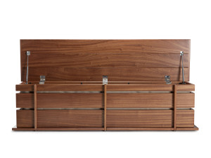 Мебель для садового контейнера из красного дерева