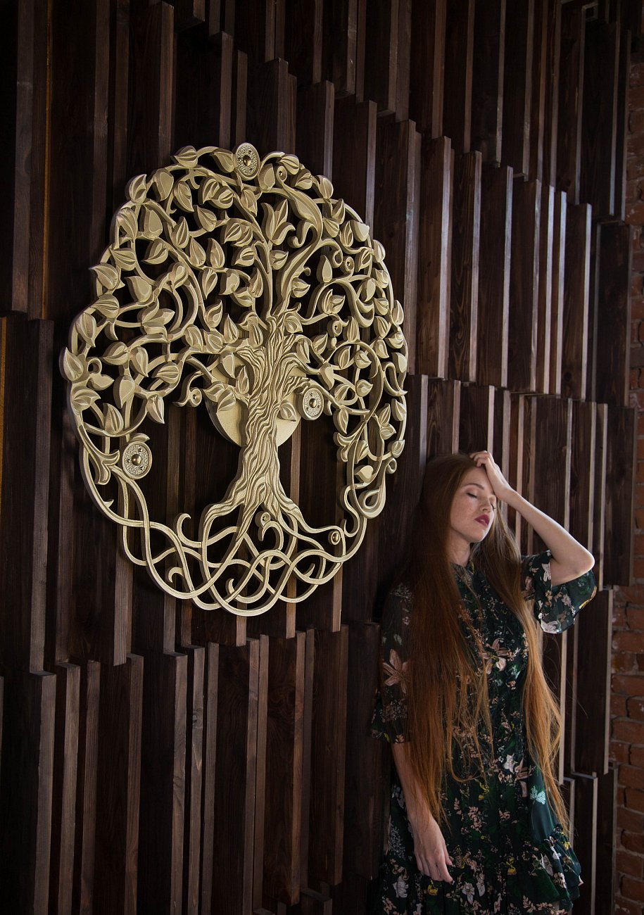 Панно декоративное золото Arbol IN SHAPE ÁRBOL 00-3860088 Золото  - Вид №1