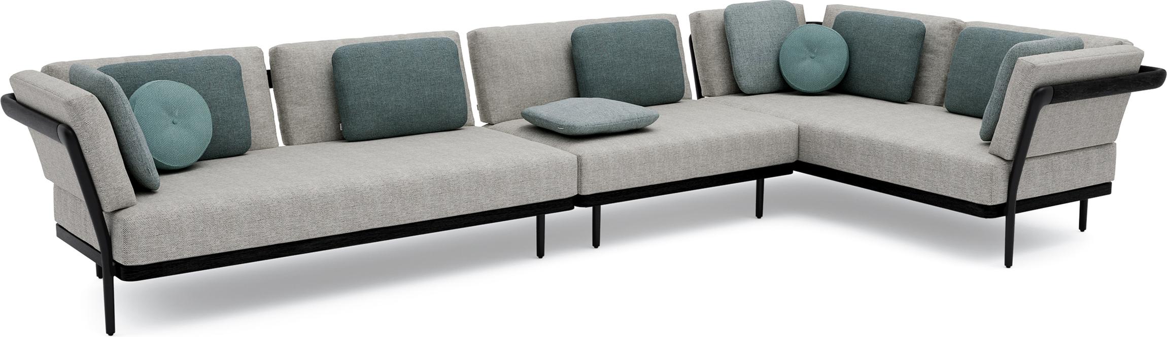 Concept 5 teak nero черный Manutti Flex MNST534