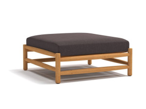 ТИК квадратный сад пуфик с тканевой подушкой