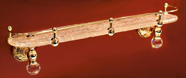 Полка MIGLIORE.CRistalia ML.CRS-60.220.DO - золото  - Вид №4