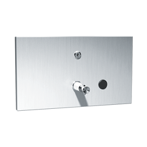 95621 Нержавеющий встраиваемый дозатор жидкого мыла, емкость 1 l, матовая поверхность SANELA