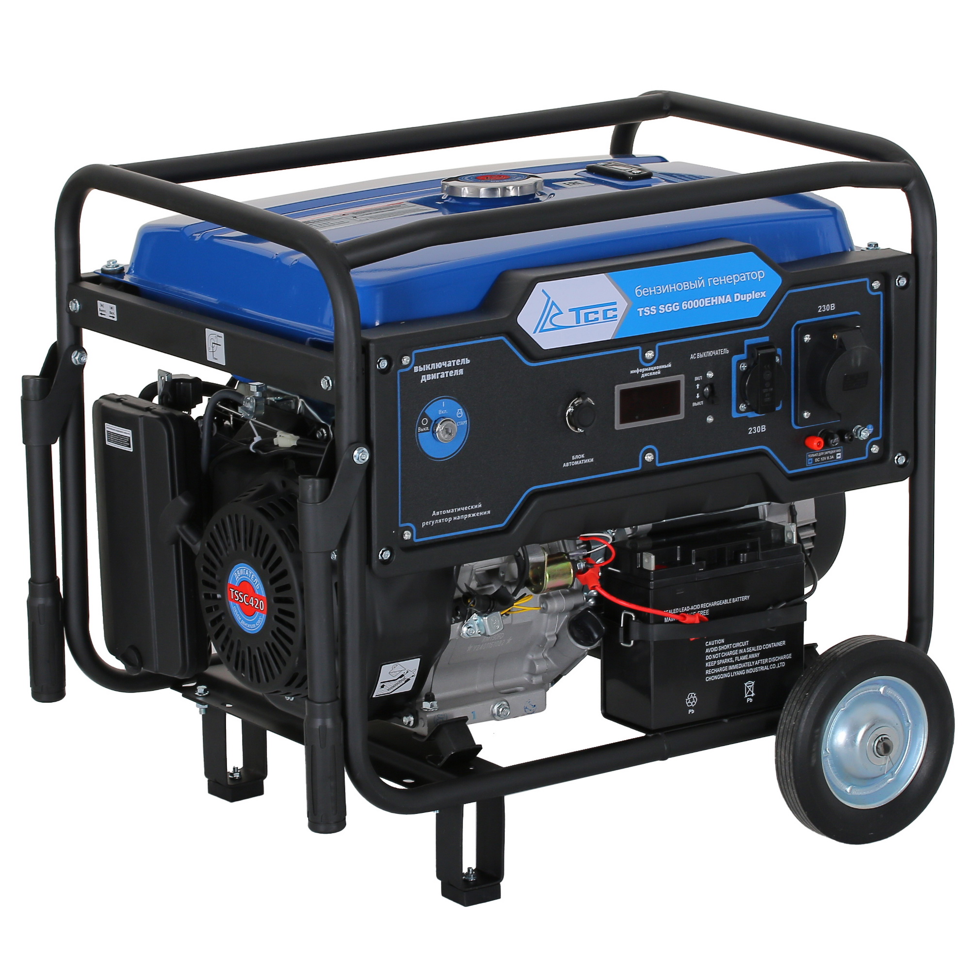 Электрогенератор   бензиновый ТСС SGG 6000EHNA Duplex 9040428 STDN-0050677