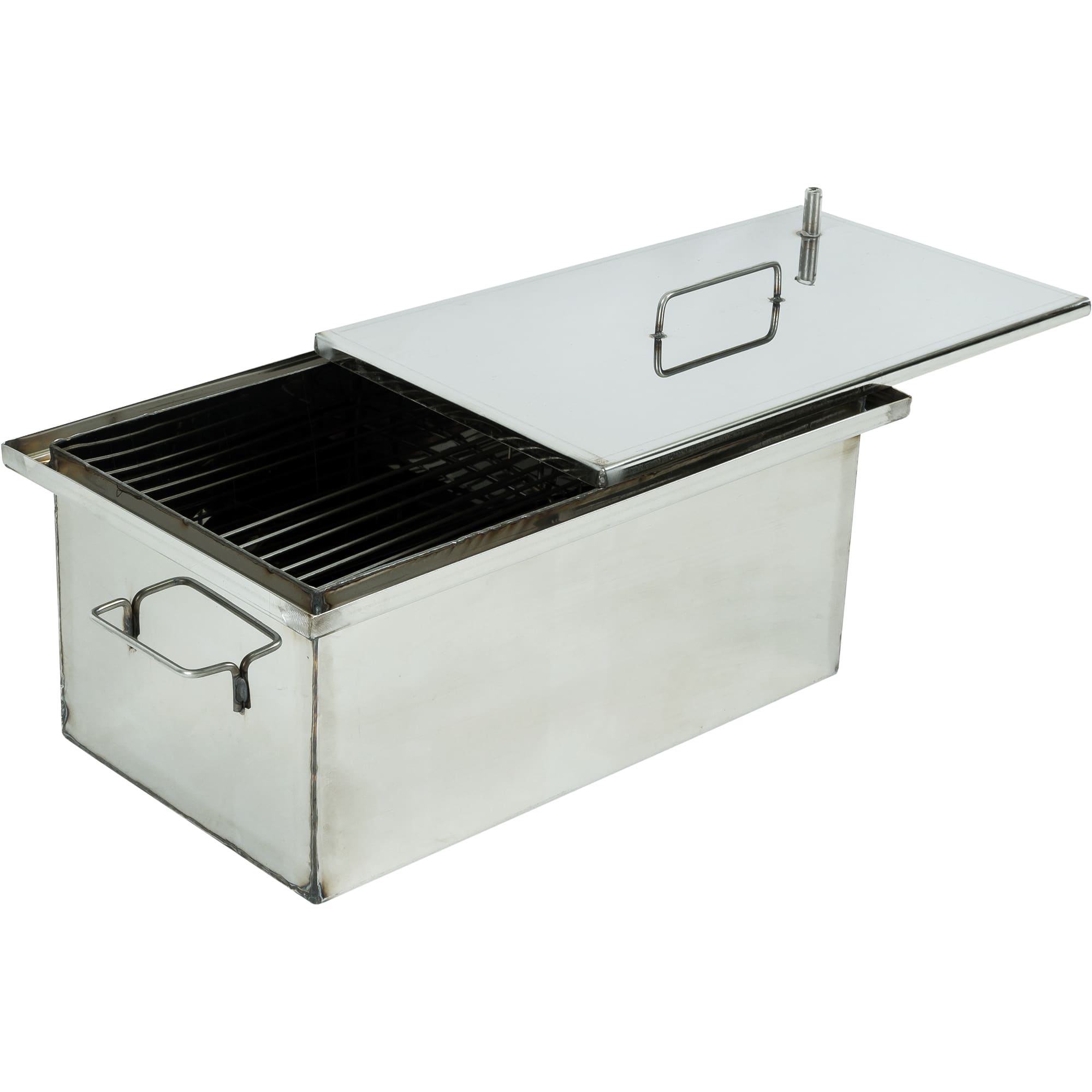 15615788 Коптильня с гидрозамком, 450х250х200х1 мм, нержавеющая сталь Santreyd  - Вид №1