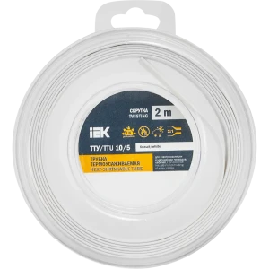 Термоусадочная трубка IEK нг-LS для надежной изоляции проводов 88878364