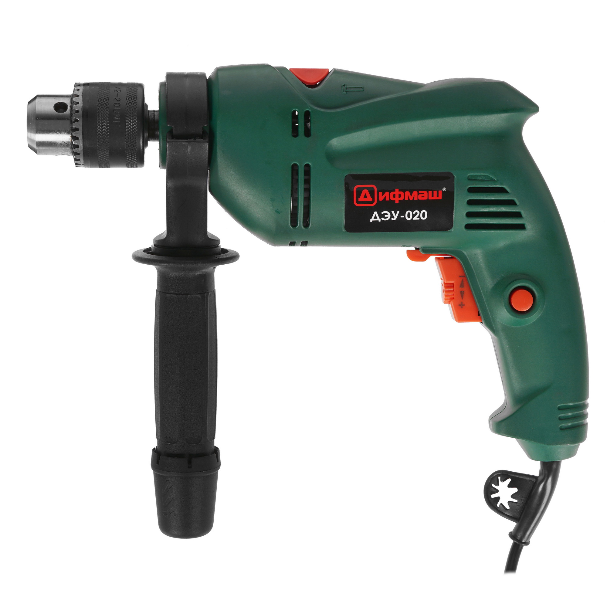 Дрель Дифмаш ДЭУ-020 [ударный, ключевой, 850 Вт, 2800 об/мин, реверс, 1.5 кг] 5321678 STDN-0096572