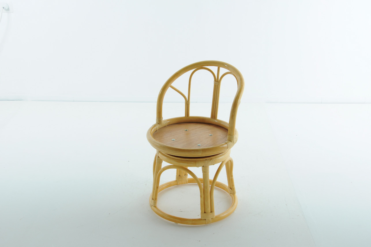 Табурет со спинкой 66х43 см мед Calamus Rotan VINOTTI  00-3885357 Желтый  - Вид №3