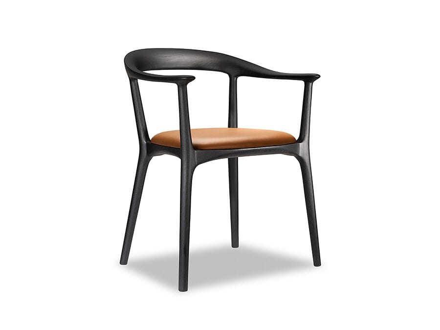 Деревянный стул с подлокотниками HC28 maison память ARCH-00098391