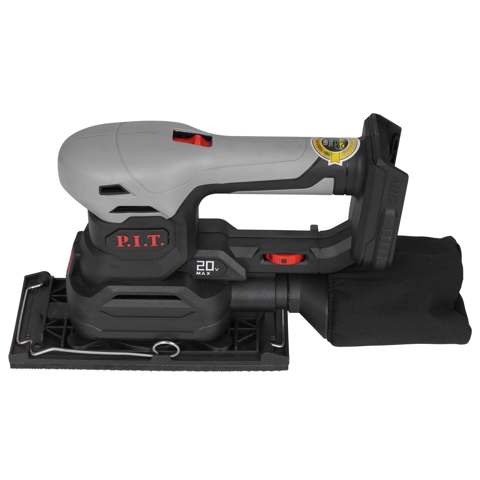 Виброшлифовальная машина P.I.T. PSP20H-187A OnePower 20V  , Без ЗУ, Без АКБ 9227333 PIT STDN-0014641 - Вид №2
