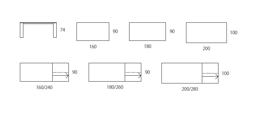 Раздвижной стол RIFLESSI ATLANTIS ARCH-00149245 - Вид №4