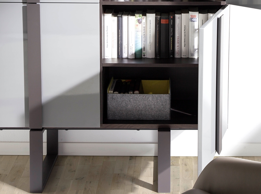 077674 Лакированный буфет серый RAL7037 Angel Cerda CP1706  - Вид №6