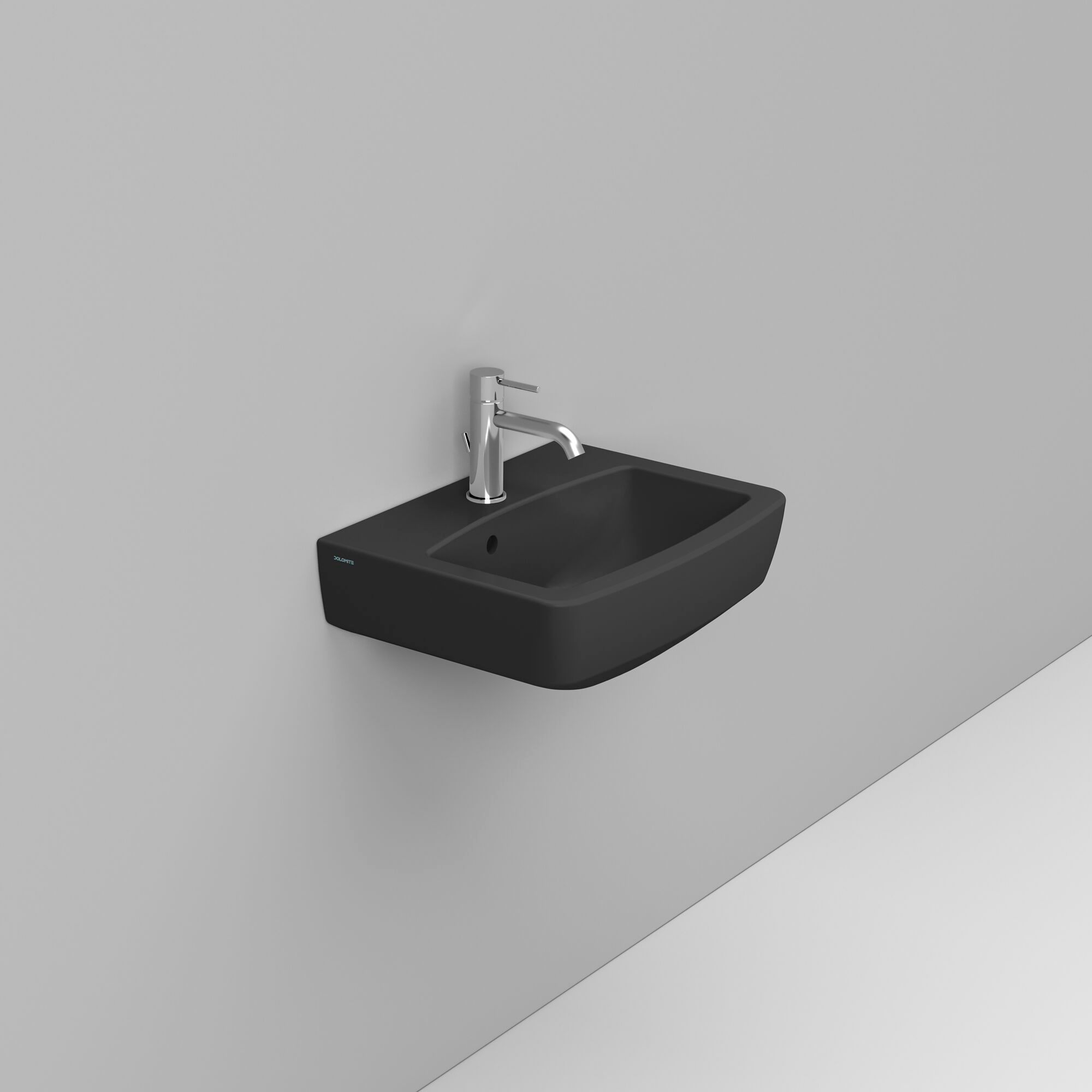 Керамическая подвесная прямоугольная раковина с переливом Ceramica Dolomite Mia ARCH-00118032 - Вид №1