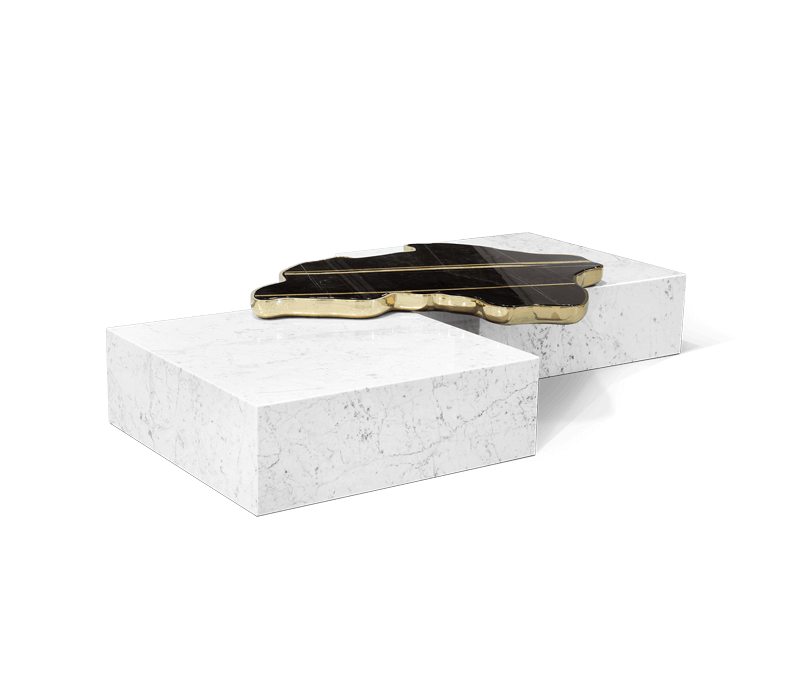 0-229 Navarra черно-белый центральный стол Boca Do Lobo  - Вид №15