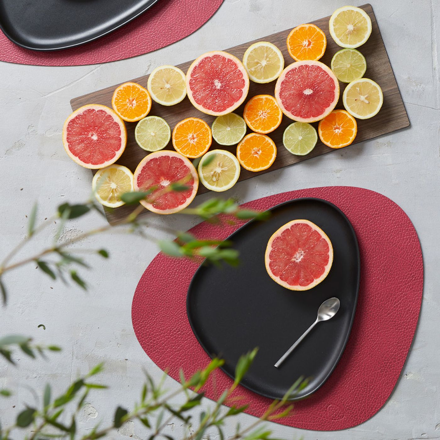 983571 HIPPO raspberry подстановочная салфетка фигурная 37х44 см, толщина 1,6мм;LIND DNA  - Вид №2