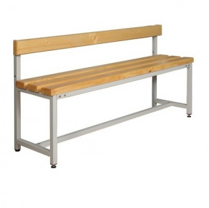 Скамья односторонняя для раздевалок со спинкой Sportpremier