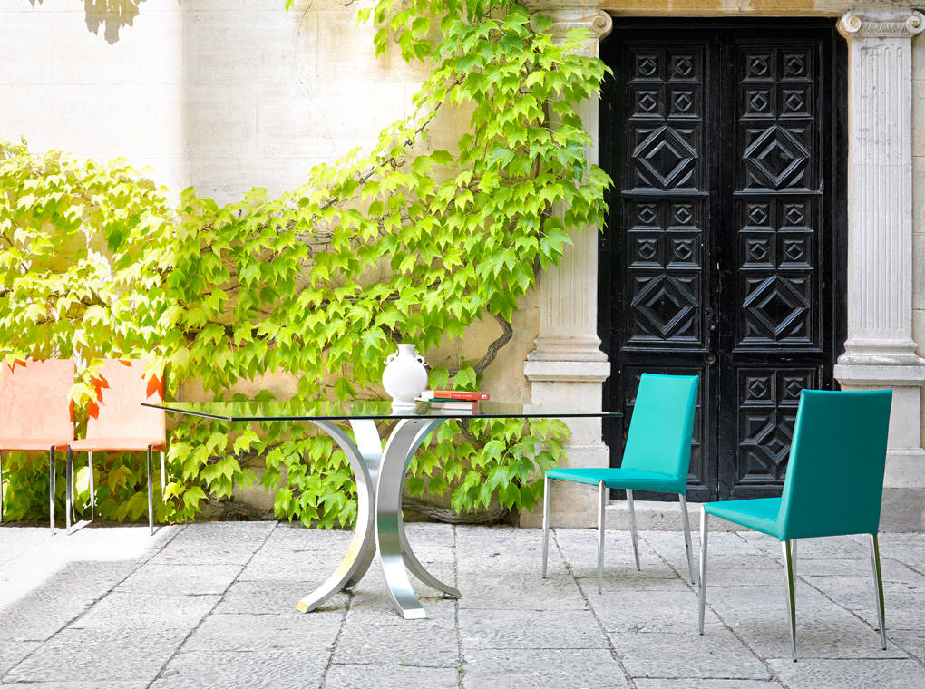 063241 Стол прямоугольный BZ2103 стекло 160x95 Angel Cerda  - Вид №1