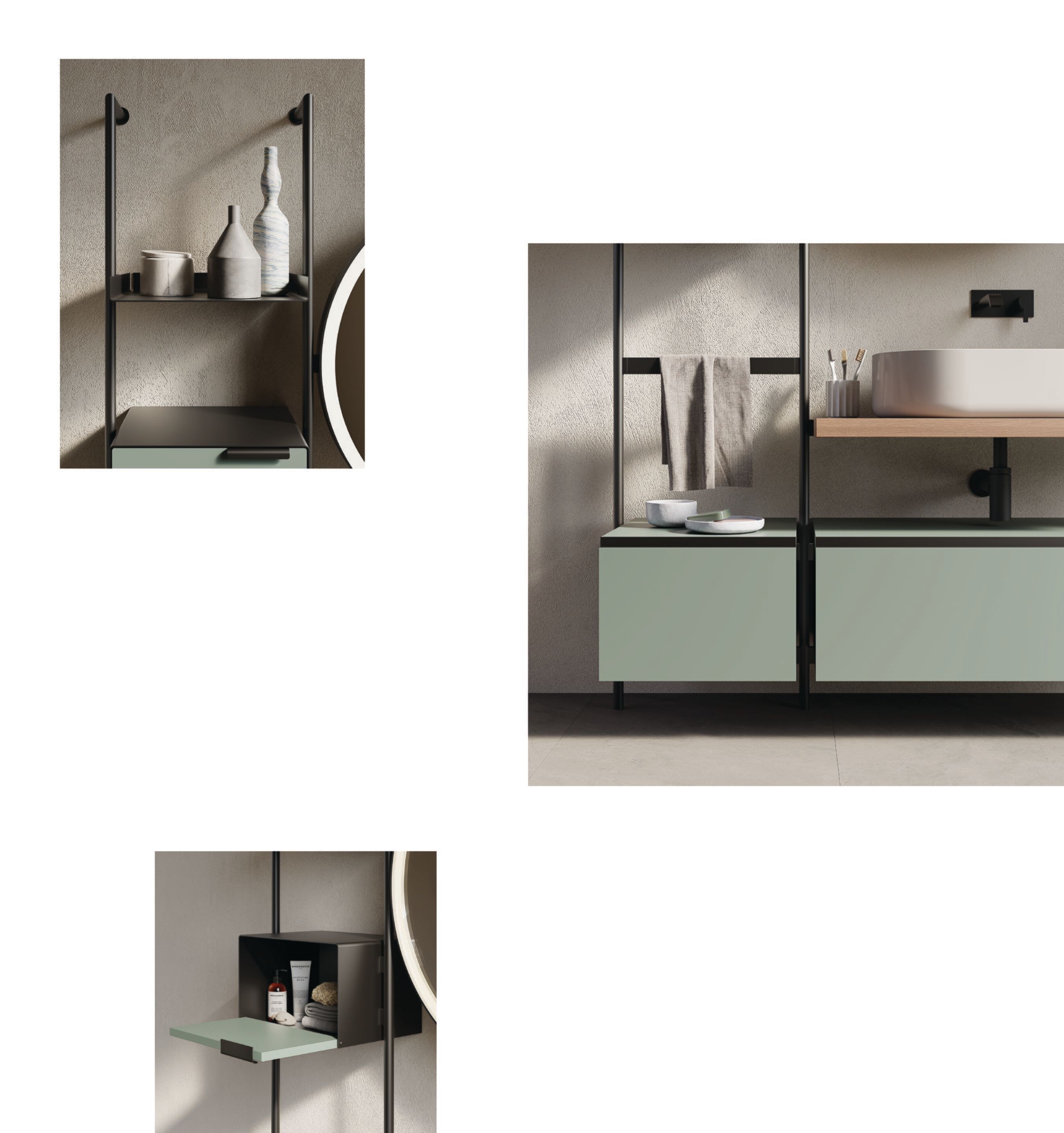 Умывальник с зеркалом Nic Over ARCH-00073435 - Вид №2