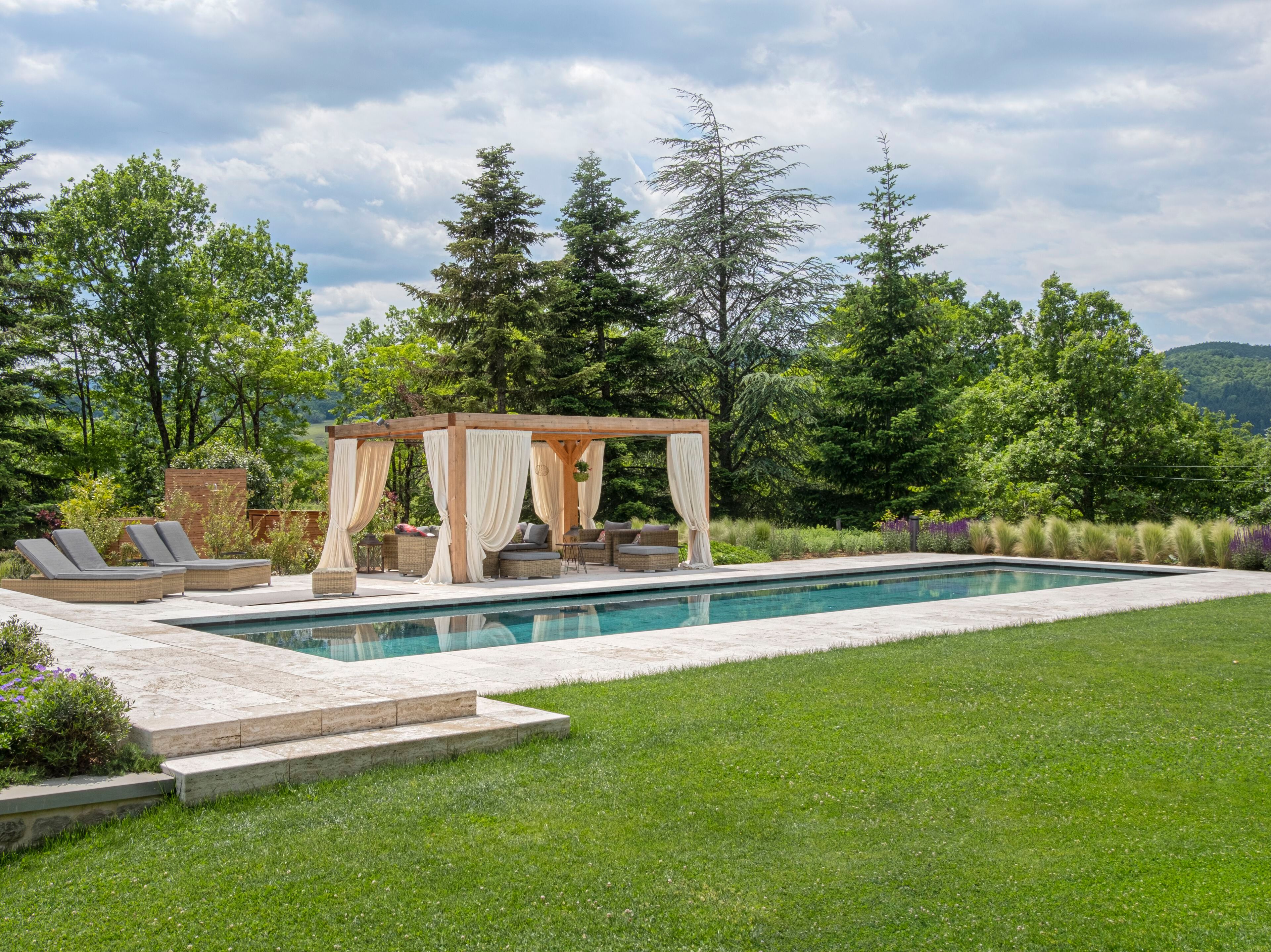 Каменный подземный бассейн INDALO PISCINE Piscina in pietra ARCH-00075771