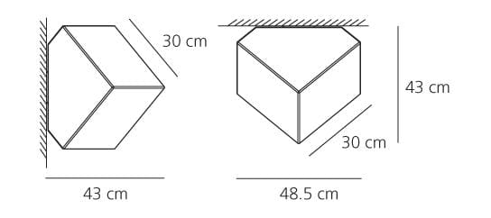 Термопластичная смола настенный светильник / потолочный светильник Artemide ARCH-00039367 - Вид №3