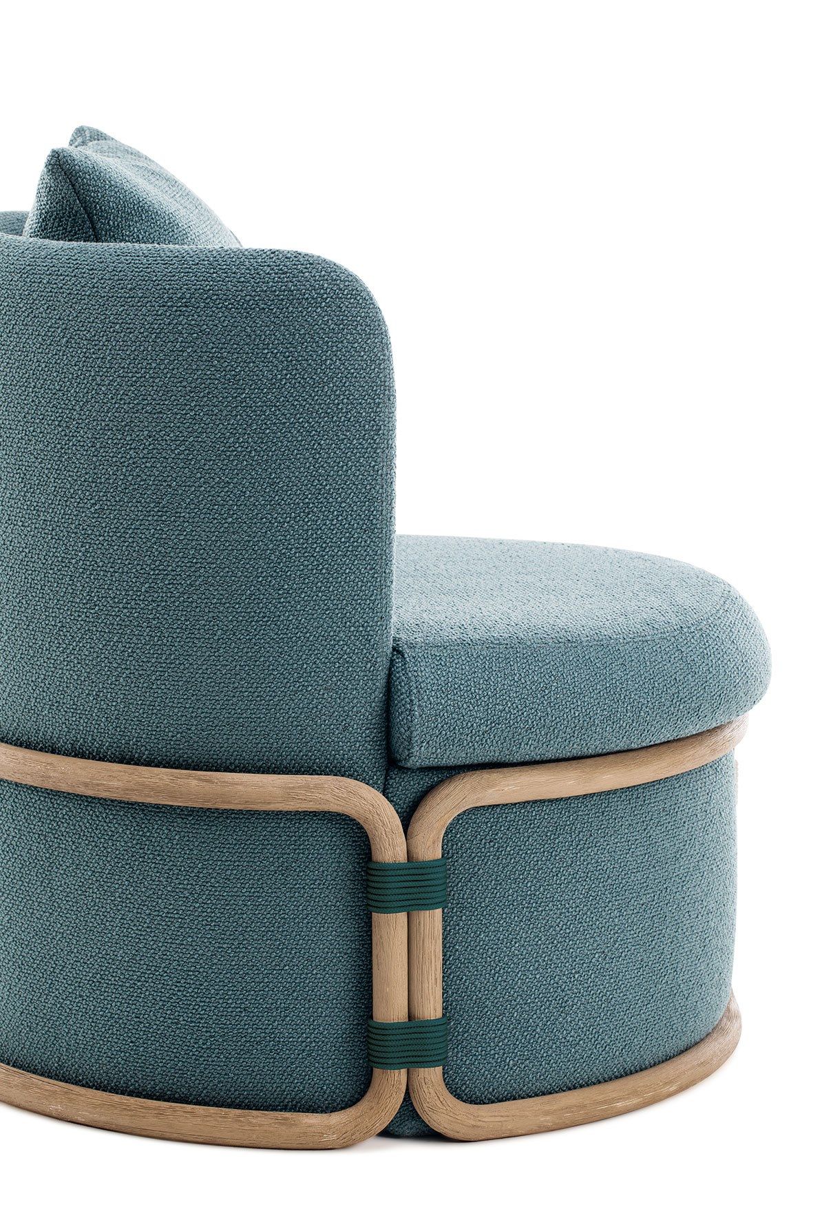 Ткань сад стул Ethimo Rotin ARCH-00107998 - Вид №10