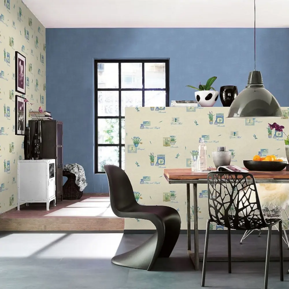 Обои виниловые Rasch Tiles & More бежевые 0.53 м 824407 STLM-2069796 - Вид №3