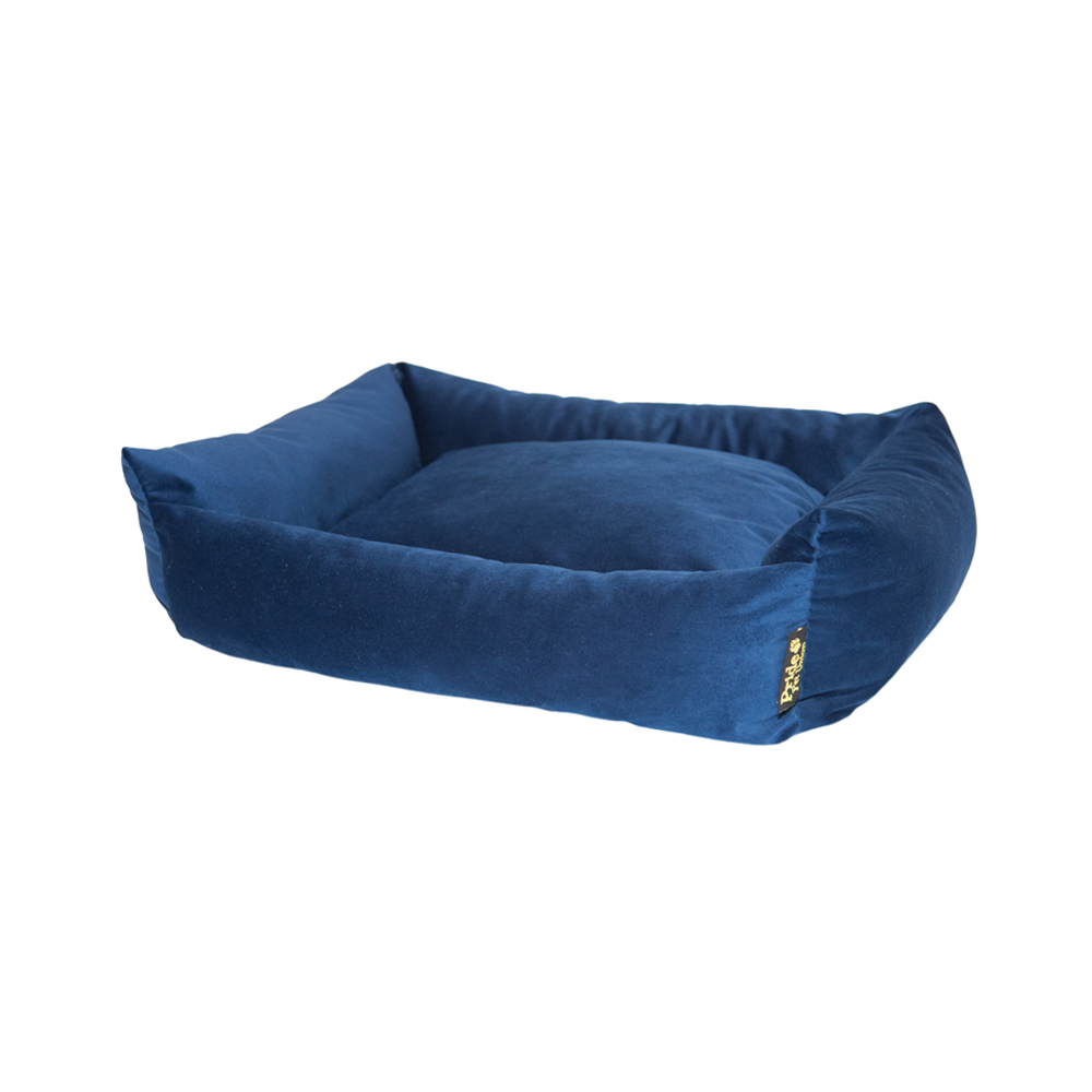 ПР0059125 Лежак для животных синий 50x42х13см Pride 