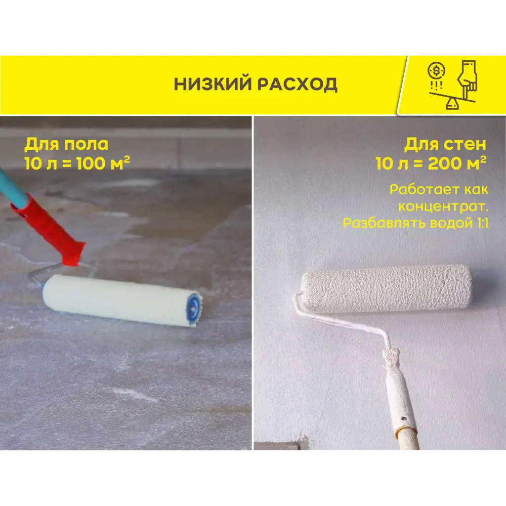 Грунтовка универсальная Vetonit Прим мульти универсал белая 10 л STLM-2049453 - Вид №2