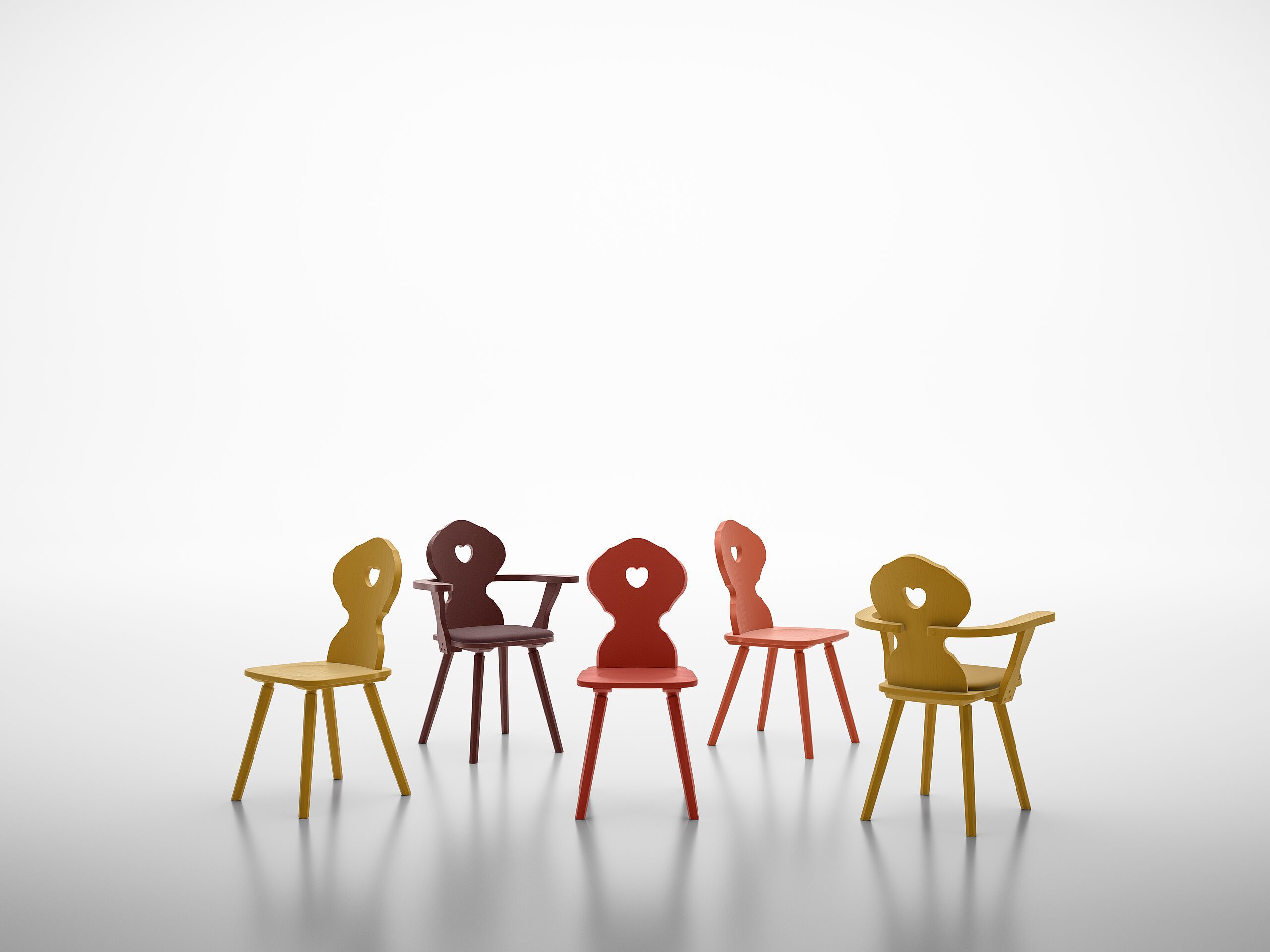 Деревянный стул с подлокотниками SIPA Монако ARCH-00138323 - Вид №5