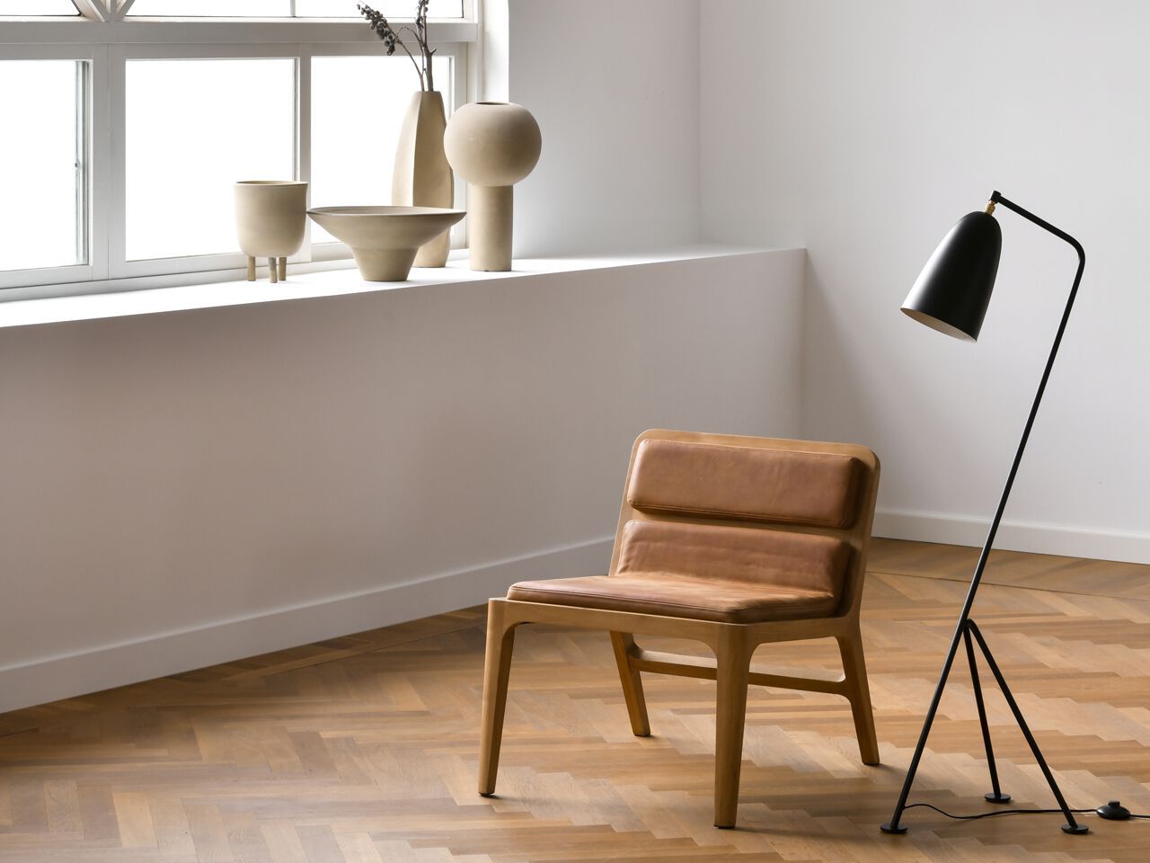 Кресло из цельного дерева и кожи Air Division ARCH-00080081 - Вид №7