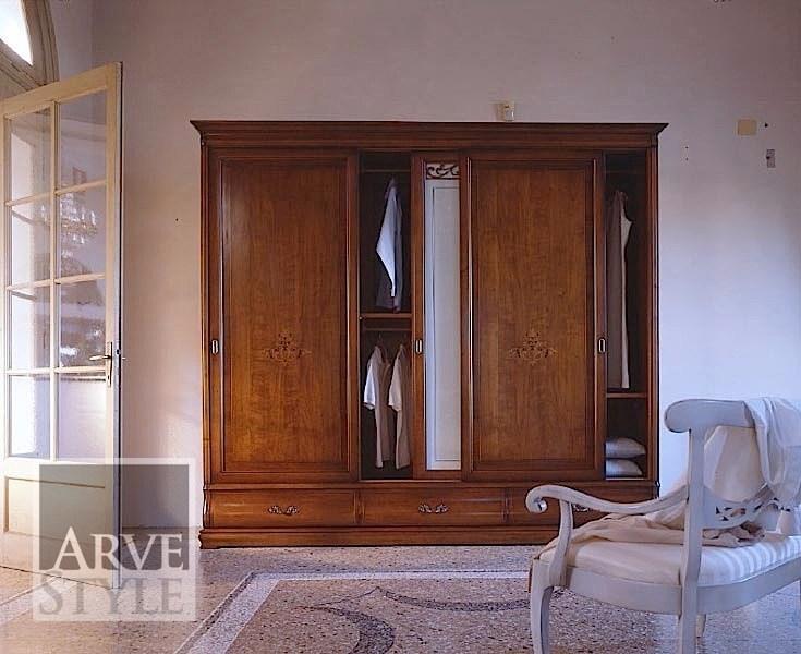 Arvestyle Шкаф из дерева и стекла с раздвижными дверцами Fenice Fn-0436 - Вид №1