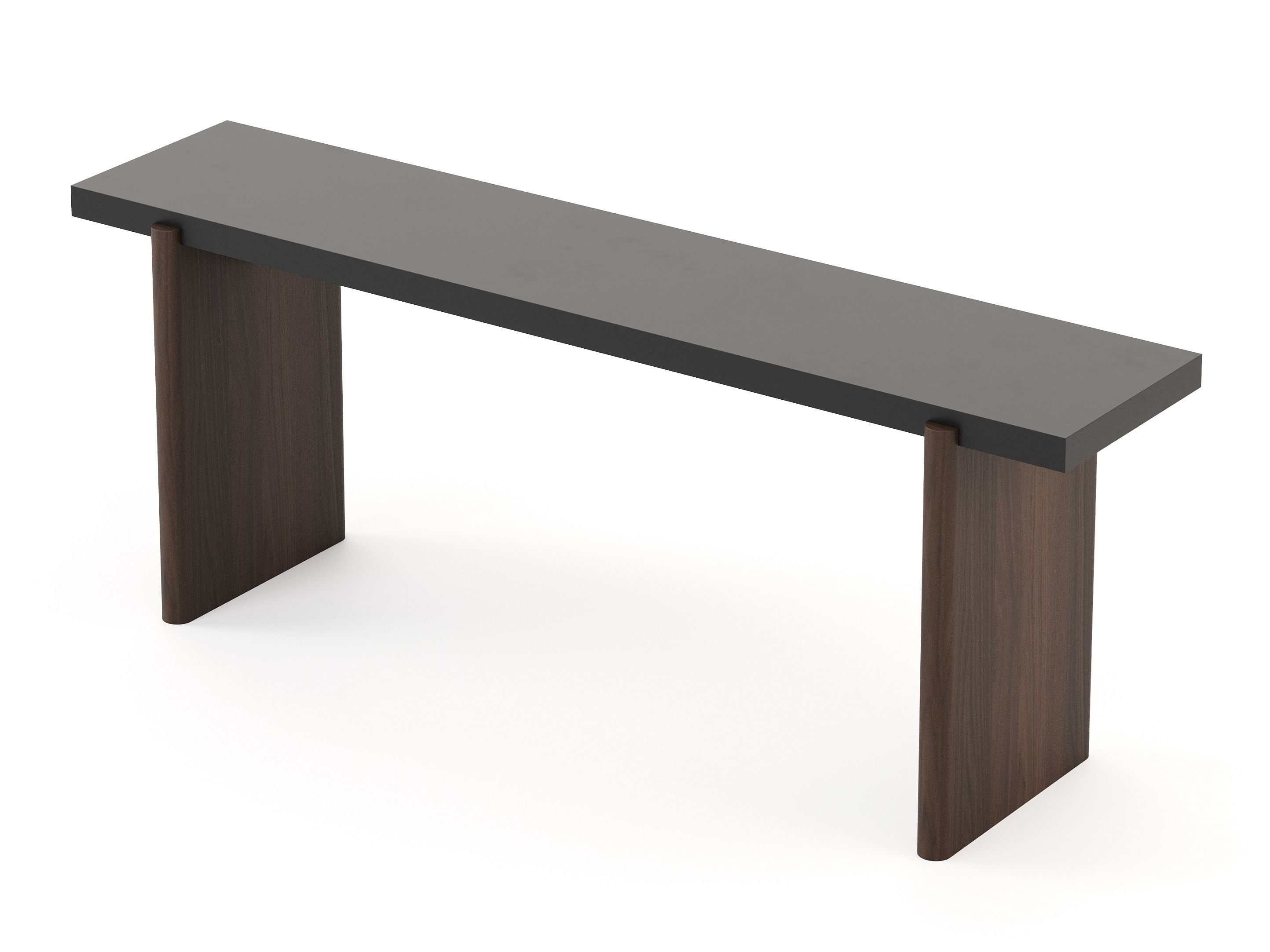 Прямоугольная консоль из грецкого ореха Stylish Club Natur ARCH-00142230 - Вид №2