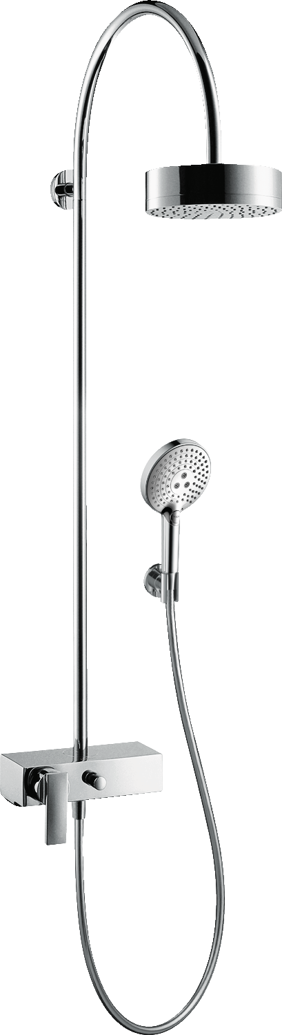 39620000 Showerpipe с однорычажным смесителем и верхним душем 180 1jet AXOR CITTERIO