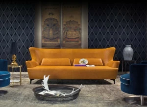 Borzalino Секционный кожаный диван Harmony