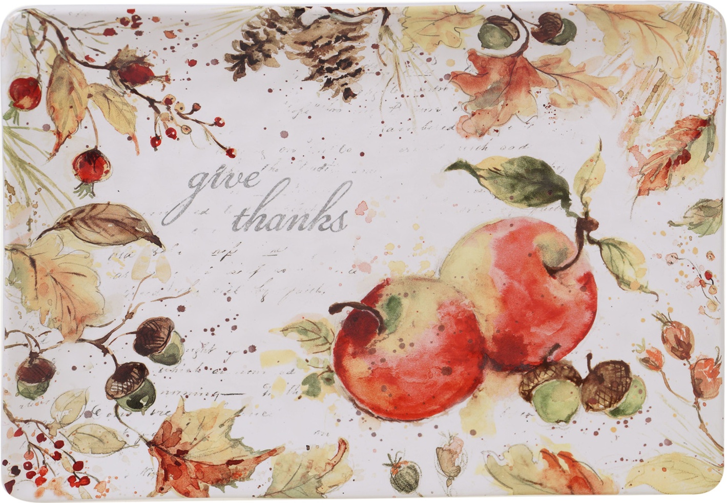 10642269 Certified International Блюдо прямоугольное Certified Int. Осенние краски 36х25см, керамика Керамика 