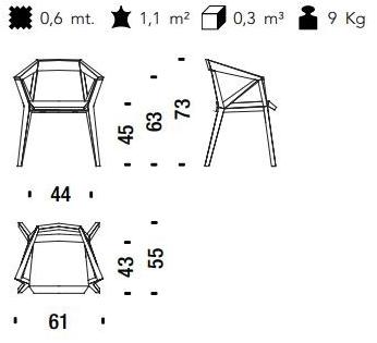 Moroso Стул из массива дерева с подлокотниками sun-id-1376439 - Вид №13