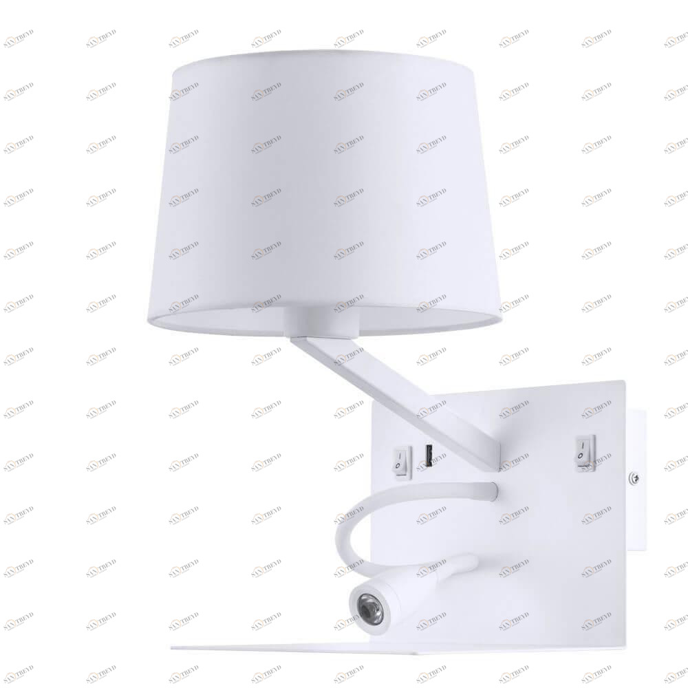 Бра настенное белое Arte Lamp Ibis A1056AP-2WH ARTE LAMP IBIS 00-3927440 Белый
