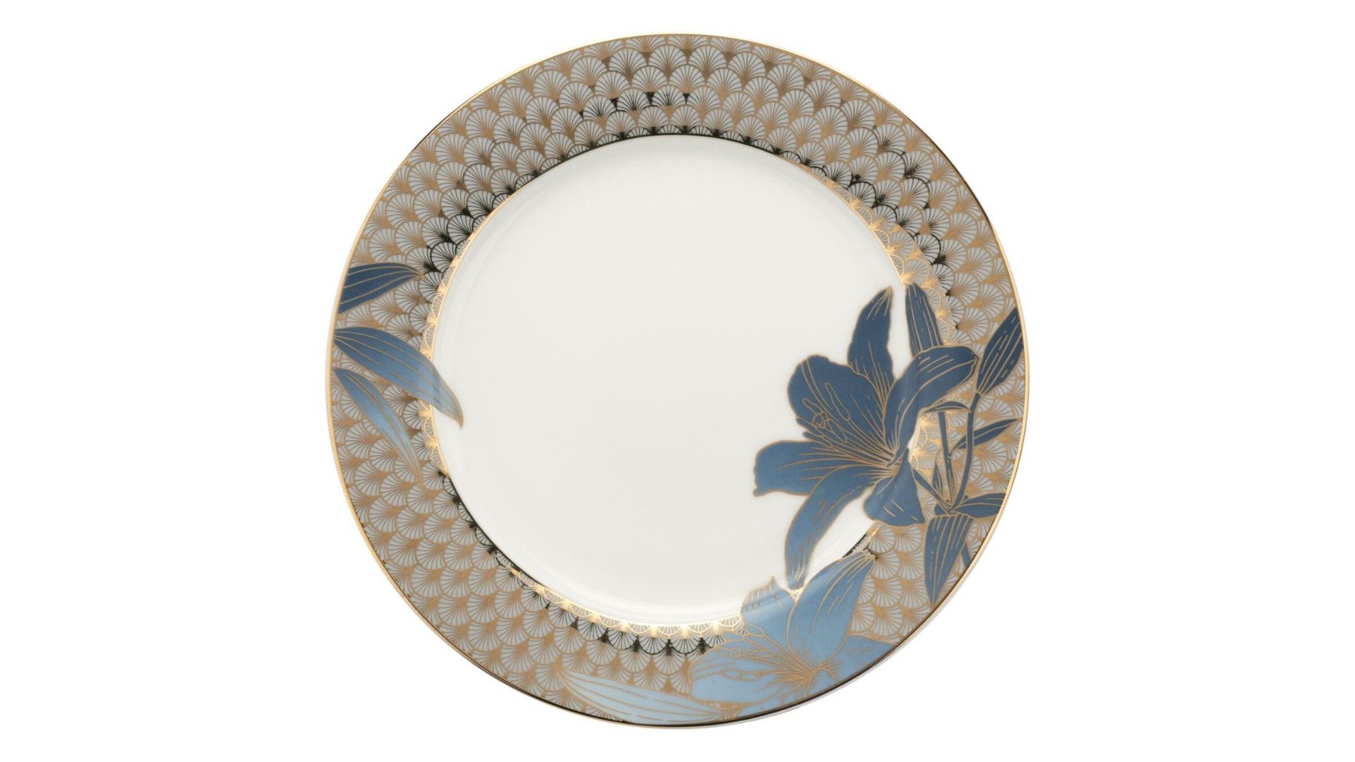 10666411 Royal Worcester Сервиз чайно-столовый Royal Worcester "Голубая лилия" на 6 персон 30 предметов Фарфор  - Вид №4